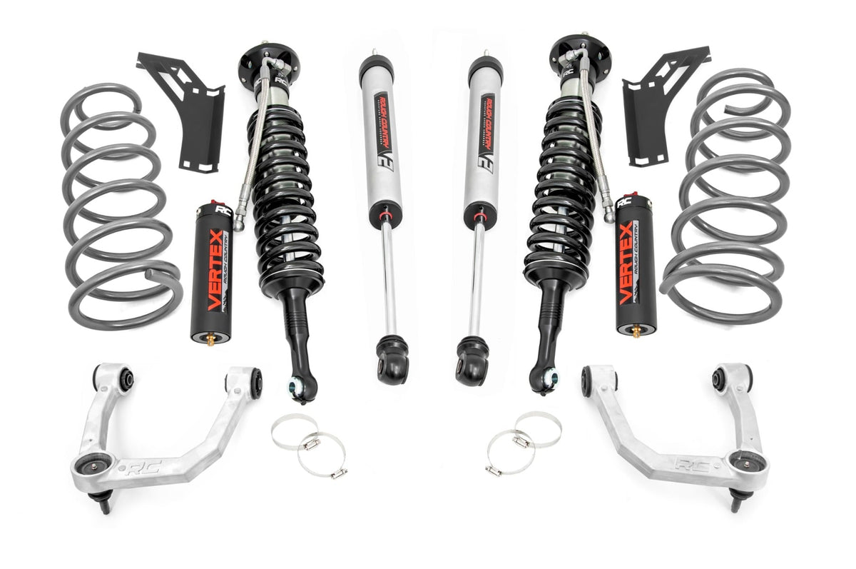 3 Inch Lift Kit Upper Control Arms RR Coils Vertex/V2 Struts Toyota 4Runner (10-24) Rough Country