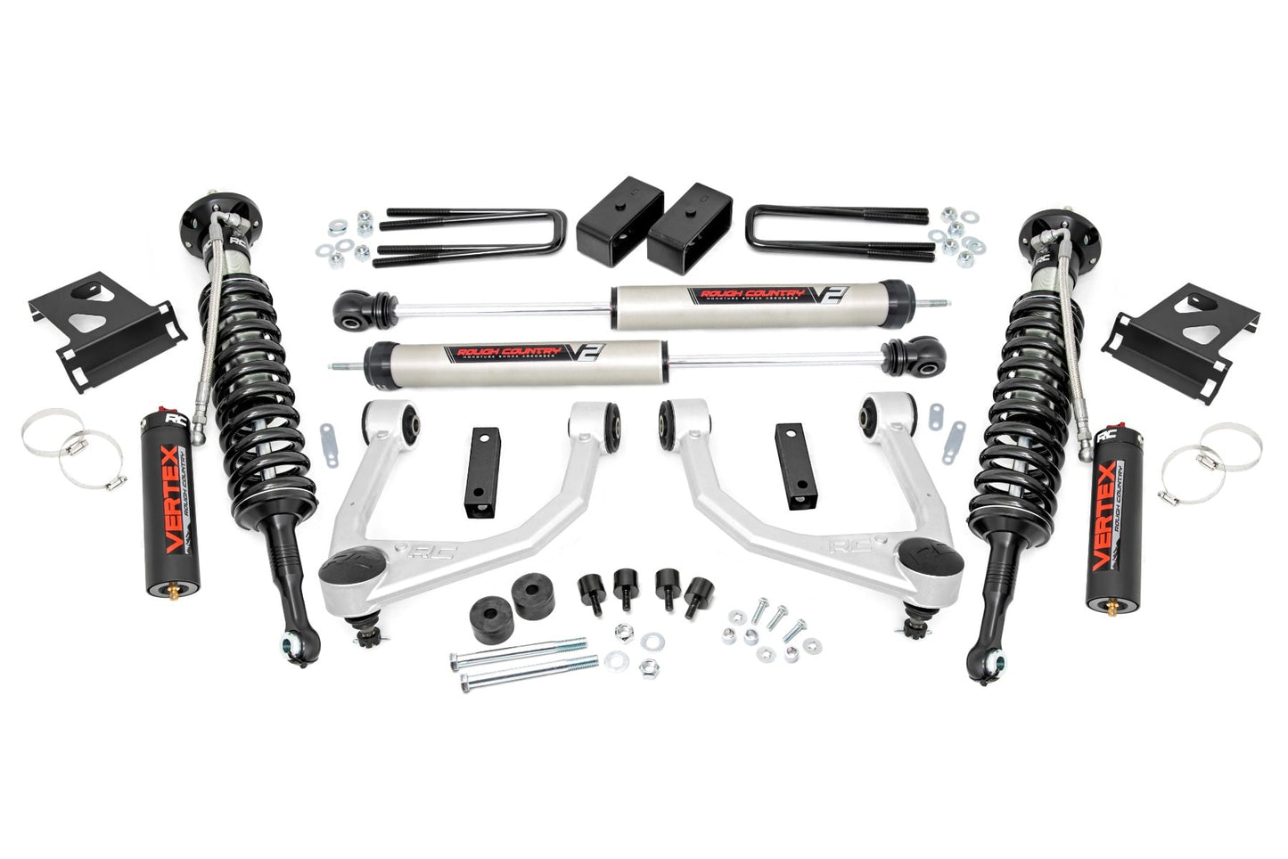 3.5 Inch Lift Kit Vertex/V2 Toyota Tundra 4WD (2007-2021) Rough Country