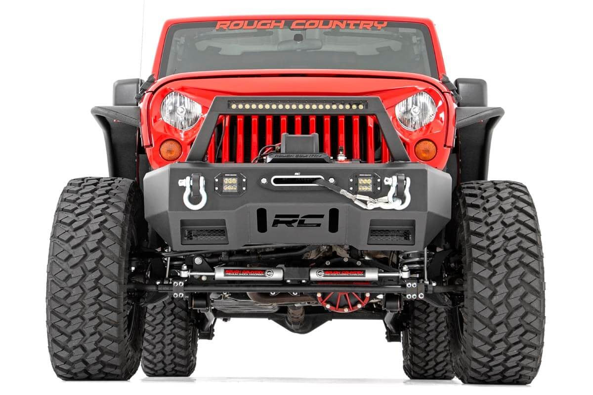 4.0 Inch Jeep Long Arm Suspension Lift Kit 12-18 Wrangler JK 2-door Rough Country