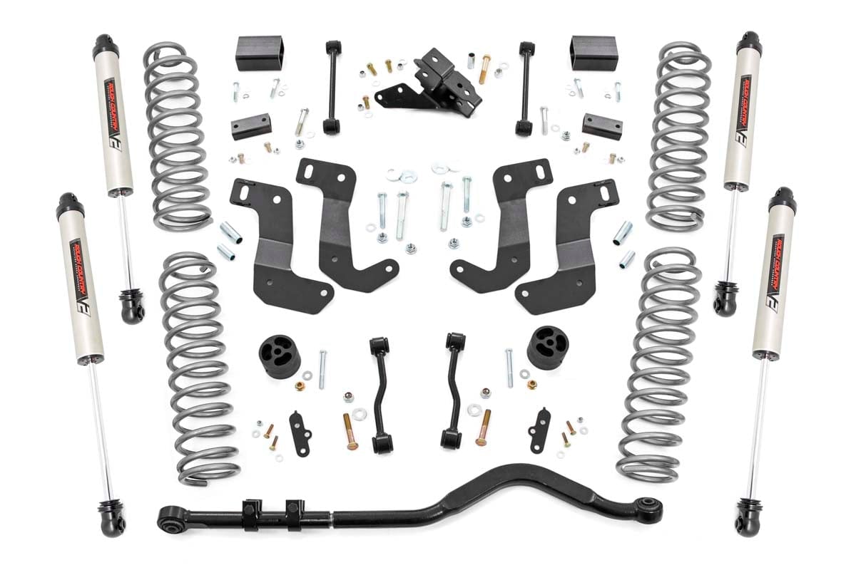 3.5 Inch Lift Kit C/A Drop Stage 1 V2 Jeep Wrangler Unlimited (24-26) Rough Country