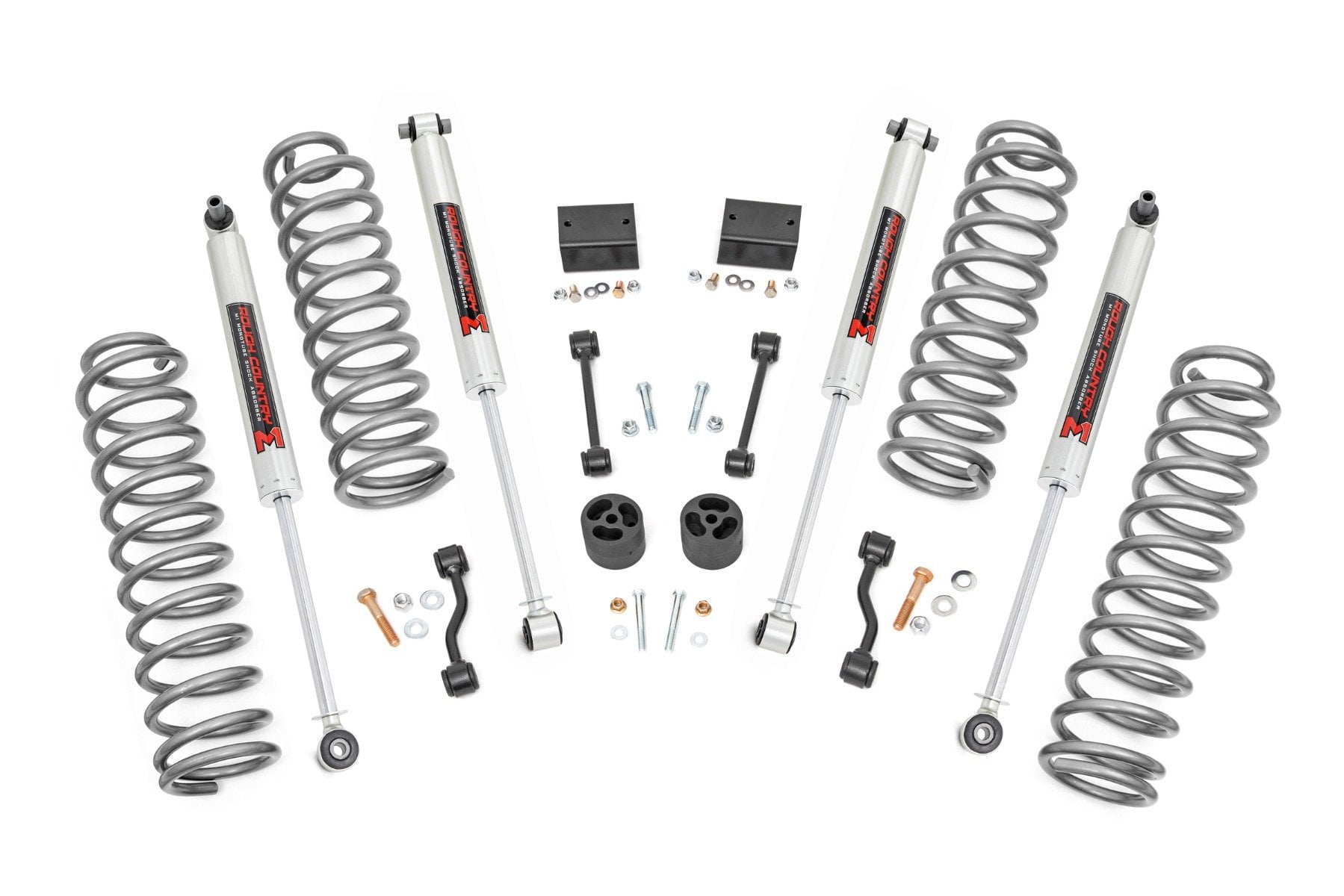 2.5 Inch Lift Kit Coils M1 Jeep Wrangler JL 4WD (2024-2026) Rough Country
