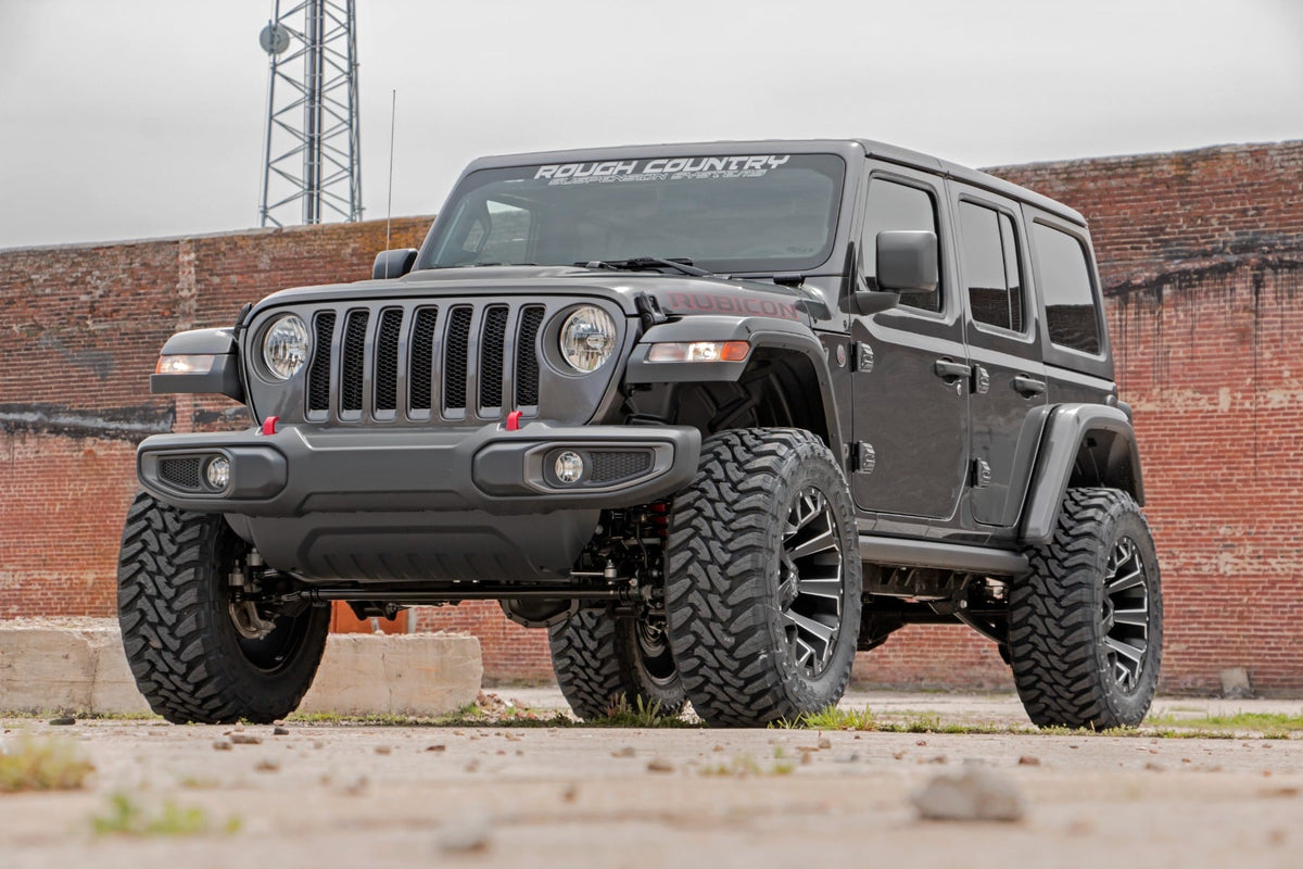 2.5 Inch Lift Kit Coils M1R Jeep Wrangler Unlimited Rubicon 4WD (2024-2026) Rough Country