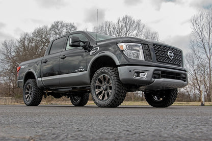 3 Inch Lift Kit Red Nissan Titan 2WD/4WD (2004-2024) Rough Country
