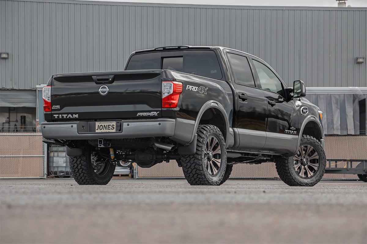 3 Inch Lift Kit N3 Shocks Red Nissan Titan 2WD/4WD (2004-2024) Rough Country