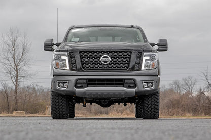 3 Inch Nissan Bolt-On Lift Kit Lifted Struts & N3 Shocks 04-20 Titan 2WD/4WD Rough Country