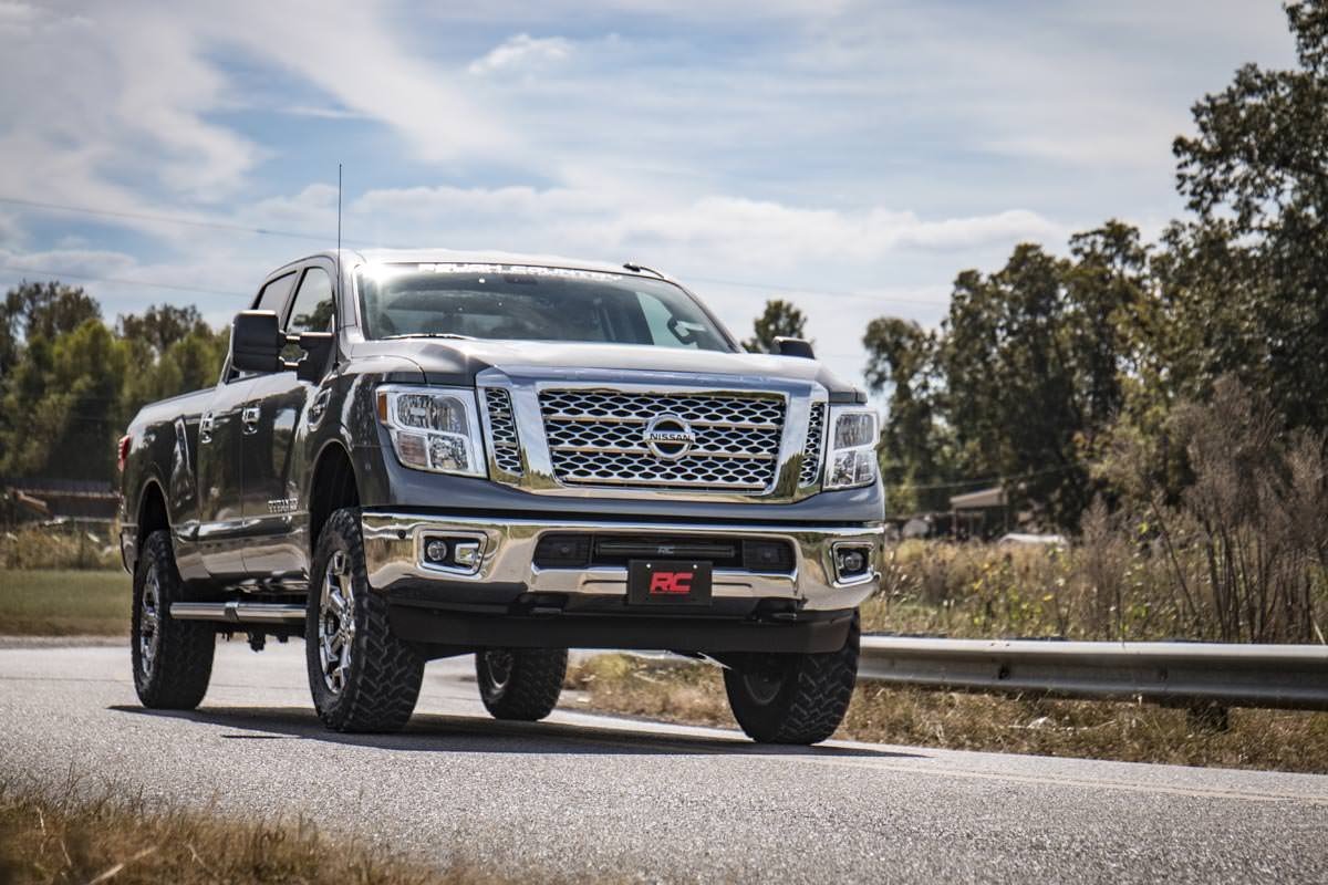 3 Inch Nissan Bolt-On Lift Kit 16-20 Titan XD 2WD/4WD Rough Country