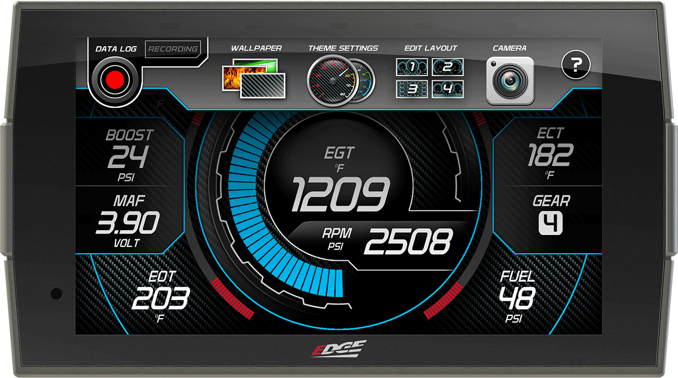 Evolution CTS3 for Cummins Up to +120 HP & +315 lb-ft torque 2003–2012 Dodge Ram Cummins 50-state legal tuner & touchscreen monitor Edge Products