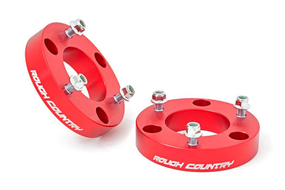 2 Inch Leveling Kit Red Spacers Nissan Titan 2WD/4WD (2004-2024) Rough Country