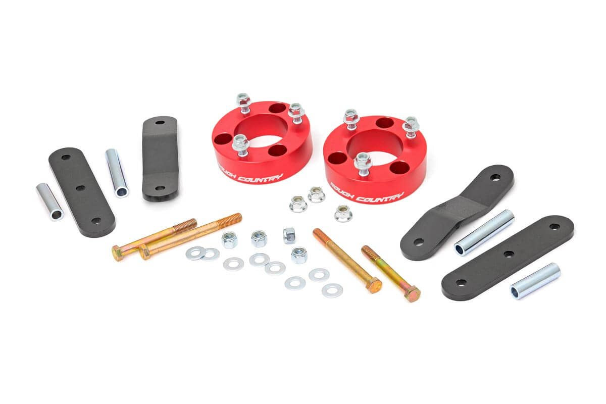 2.5 Inch Nissan Suspension Lift Kit Red 05-Up Frontier/Xterra Rough Country