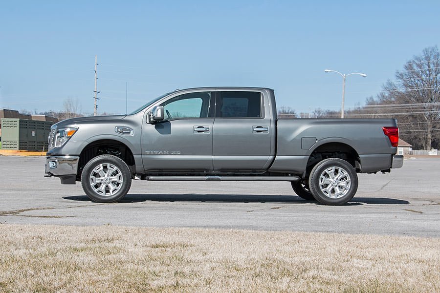 2 Inch Leveling Lift Kit Red 16-Up Titan XD 2WD/4WD Rough Country