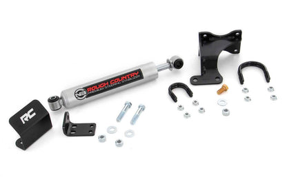 N3 Steering Stabilizer Axle Bracket 2-8 Inch Lift Jeep Wrangler JK (07-18) Rough Country