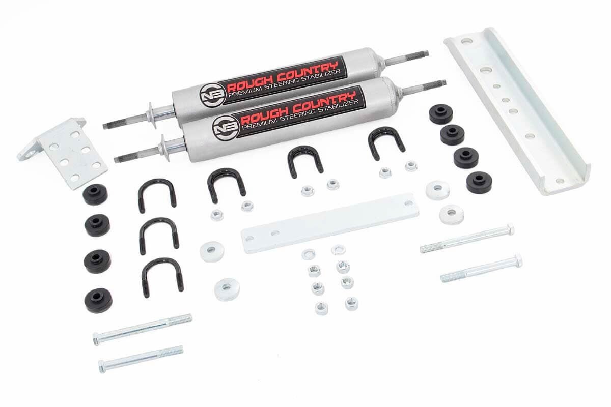 Ford Dual Steering Stabilizer 80-98 F-250 80-96 Bronco/F-150 80-85 F-350 Rough Country