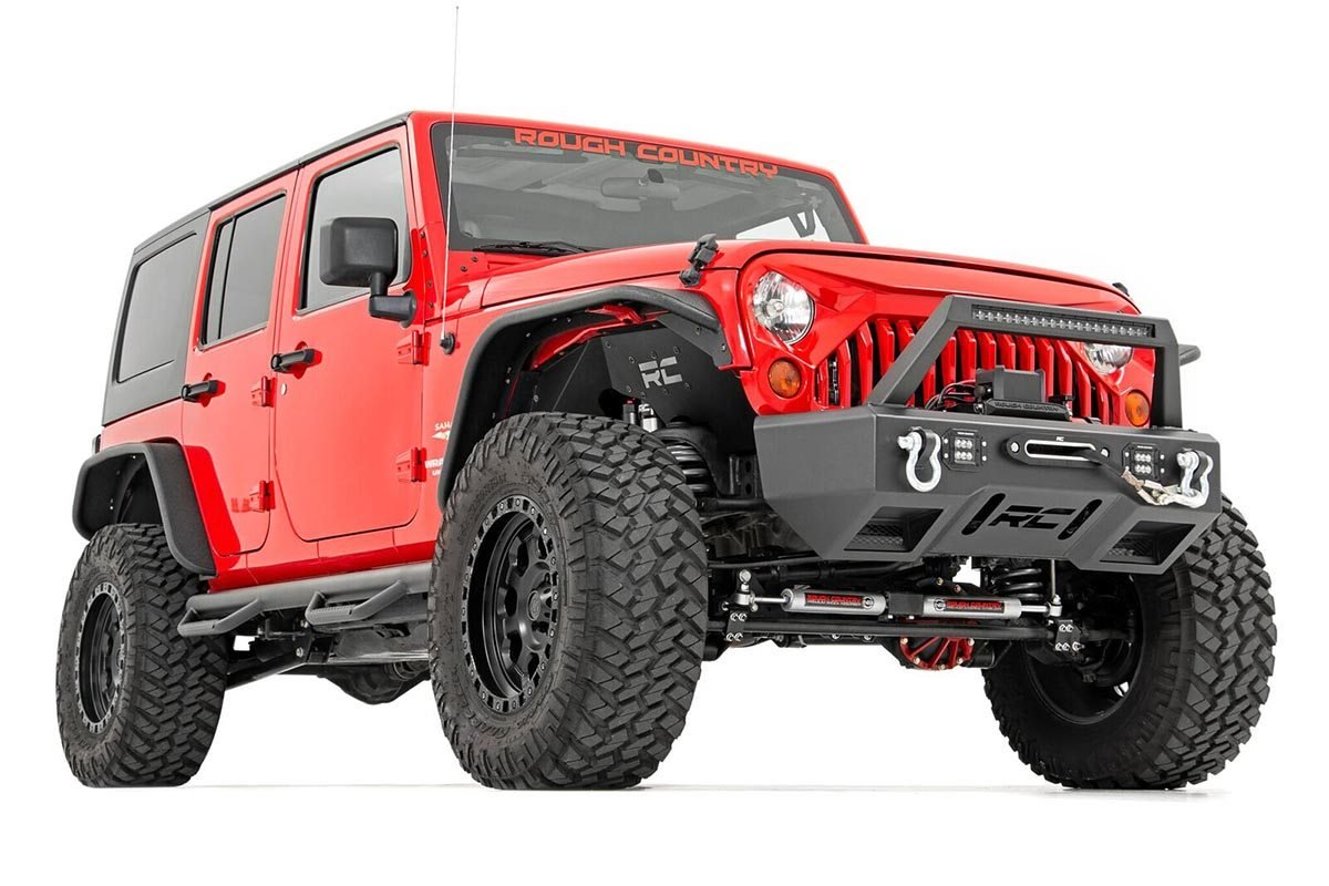 Jeep N3 Dual Steering Stabilizer 07-18 Wrangler JK Rough Country