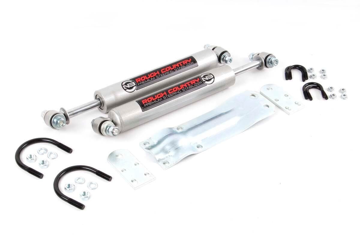 N3 Steering Stabilizer Dual Chevy/GMC K10 Truck & SUV/K5 Blazer (69-91) Rough Country