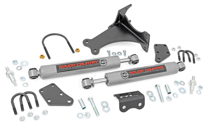 N3 Steering Stabilizer Dual 2-8 Inch Lift Ford F-250/F-350 Super Duty (05-24) Rough Country
