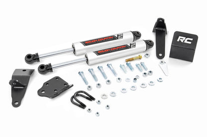 V2 Steering Stabilizer Dual 2-8 Inch Lift Ram 2500 (10-13)/3500 (10-12) Rough Country