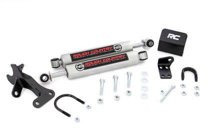 Jeep Dual Steering Stabilizer 99-04 Grand Cherokee WJ Rough Country