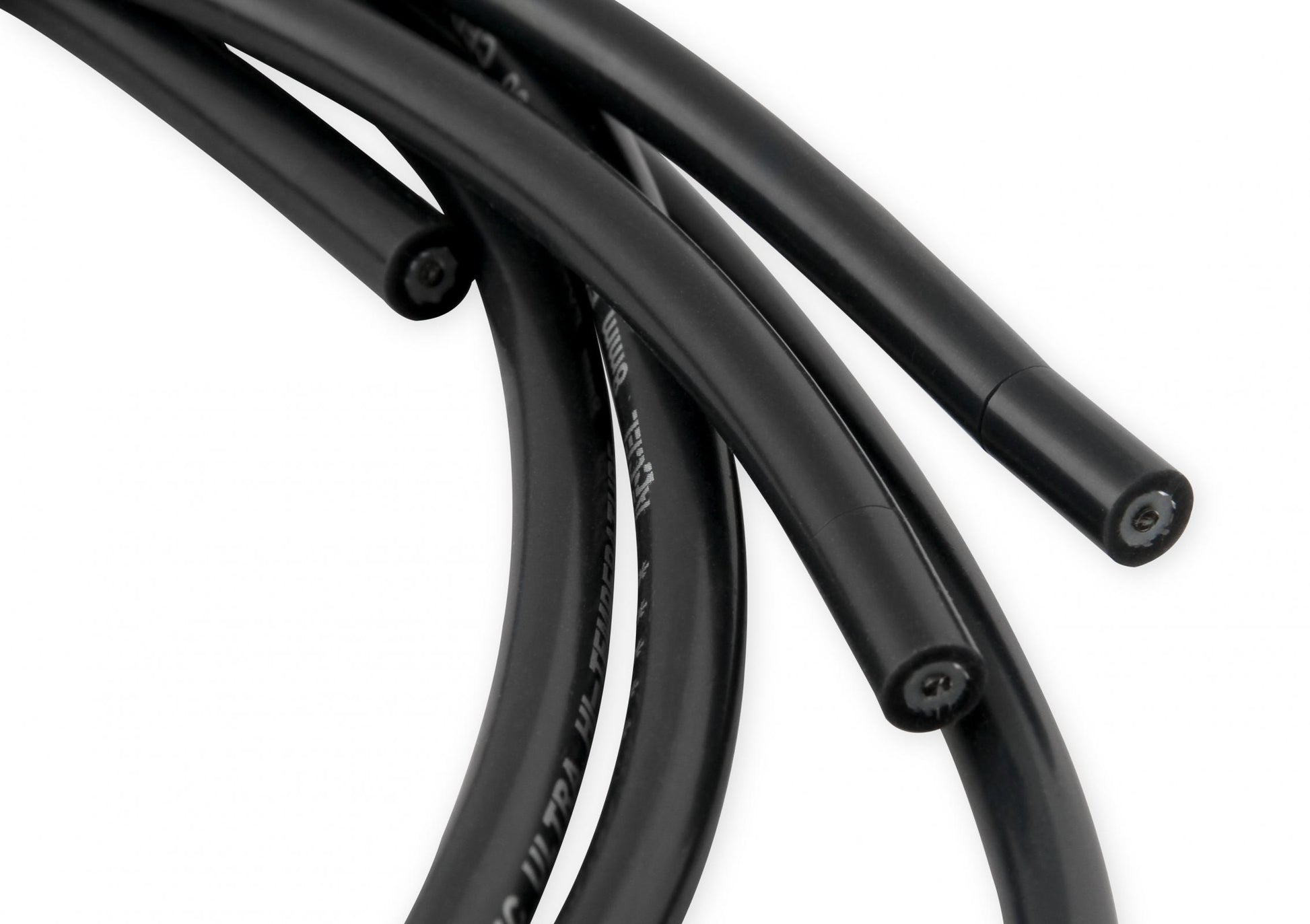 Spark Plug Wire Set Universal 135 Deg Black Ceramic Boots 9002Ck, Spark Plug Wires, Pro Fit Ceramic, Spiral Core, 8Mm, Black, Set ACCEL