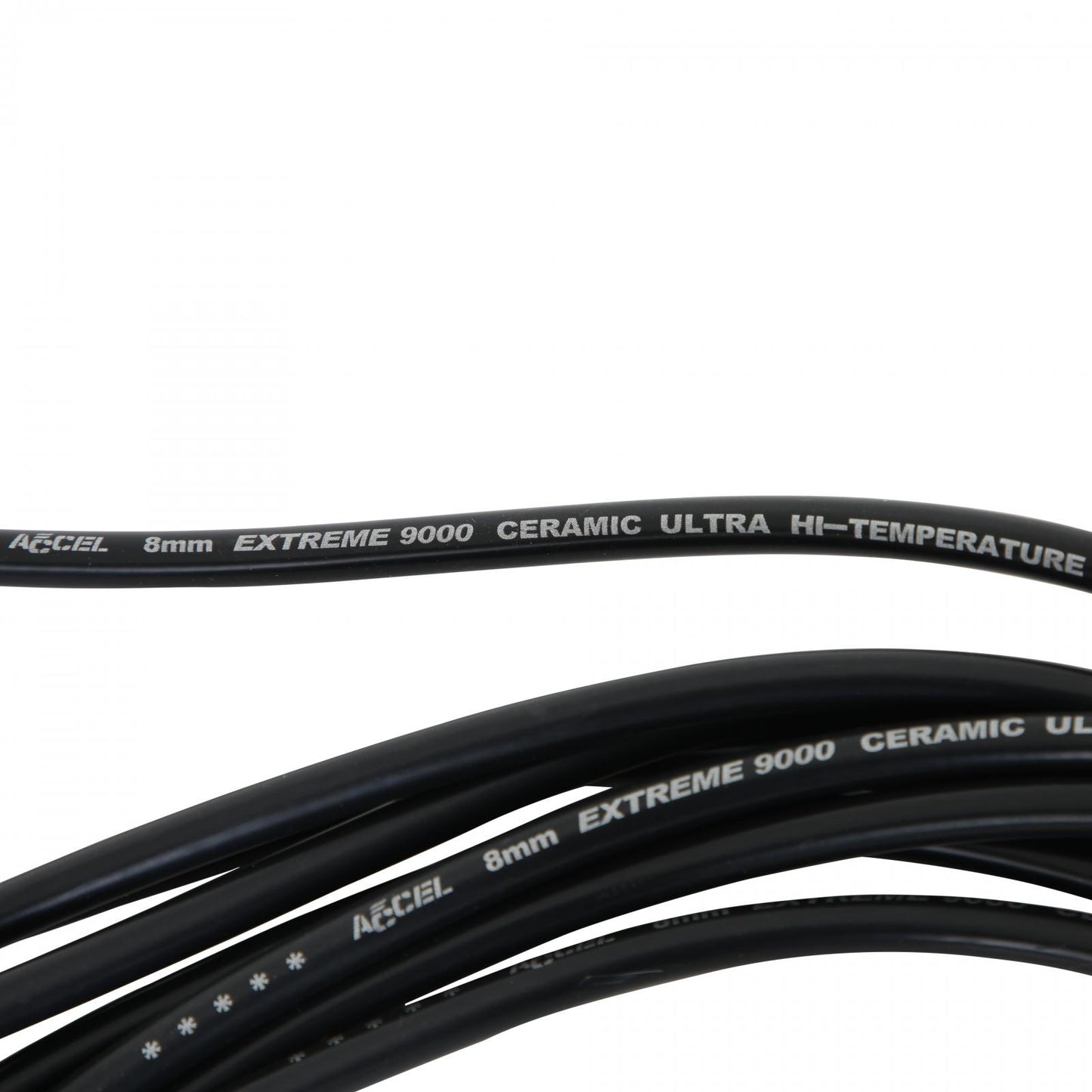 Spark Plug Wire Set-Extreme 9000 Ceramic-Chevy/Gmc V8 Hei 75-86 Over Valve Cover This Custom Fit Extreme Heat Ceramic Boot Spark Plug Wire Set Fits Chevy/Gmc V8 Hei Applications 75-86 ACCEL