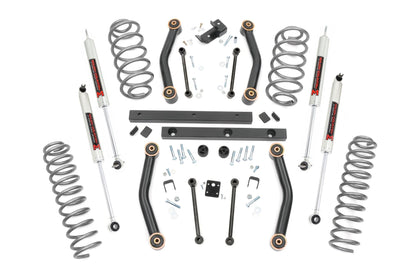 4 Inch Lift Kit M1 Jeep Wrangler TJ 4WD (1997-2002) Rough Country