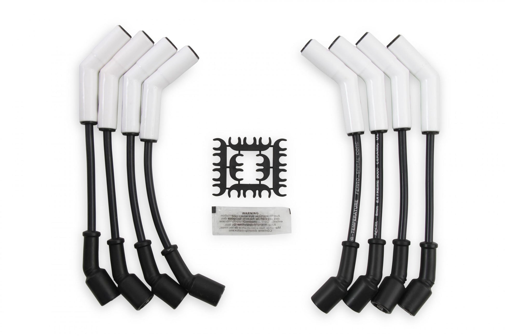 Spark Plug Wire Set Extreme 9000 Ceramic Boot Ls Terminals Ls3/Ls4/Ls7 This Custom Fit Extreme Heat Ceramic Boot Ferro-Spiral Core Spark Plug Wire Set Fits GM Gen 4 Ls3/Ls4/Ls7 Engines ACCEL