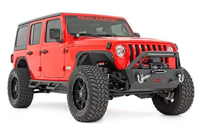 3.5 Inch Lift Kit Adj Lower FR D/S M1R Non-Rubicon Jeep Wrangler Unlimited (24-26) Rough Country