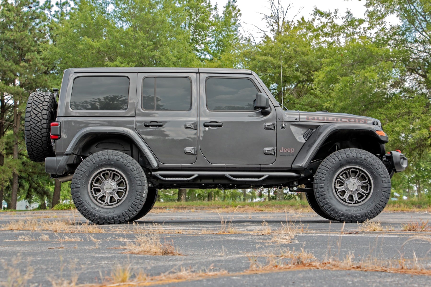3.5 Inch Lift Kit Adj Lower FR D/S M1 Rubicon Jeep Wrangler Unlimited (24-26) Rough Country