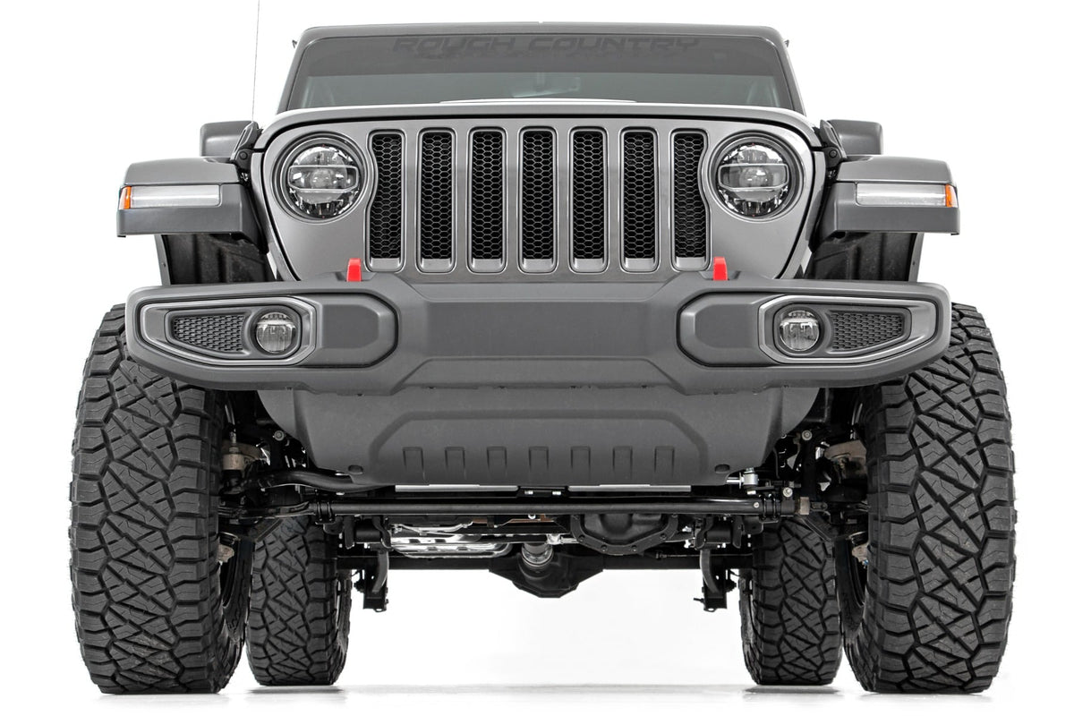 3.5 Inch Lift Kit Adj Lower FR D/S M1R Rubicon Jeep Wrangler Unlimited (24-26) Rough Country