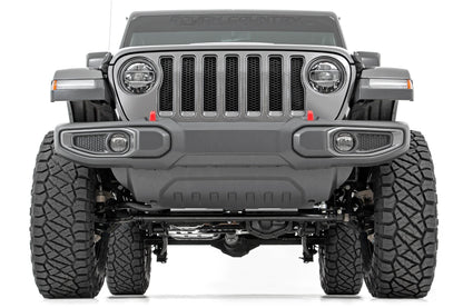 3.5 Inch Lift Kit Adj Lower FR D/S M1R Rubicon Jeep Wrangler Unlimited (24-26) Rough Country