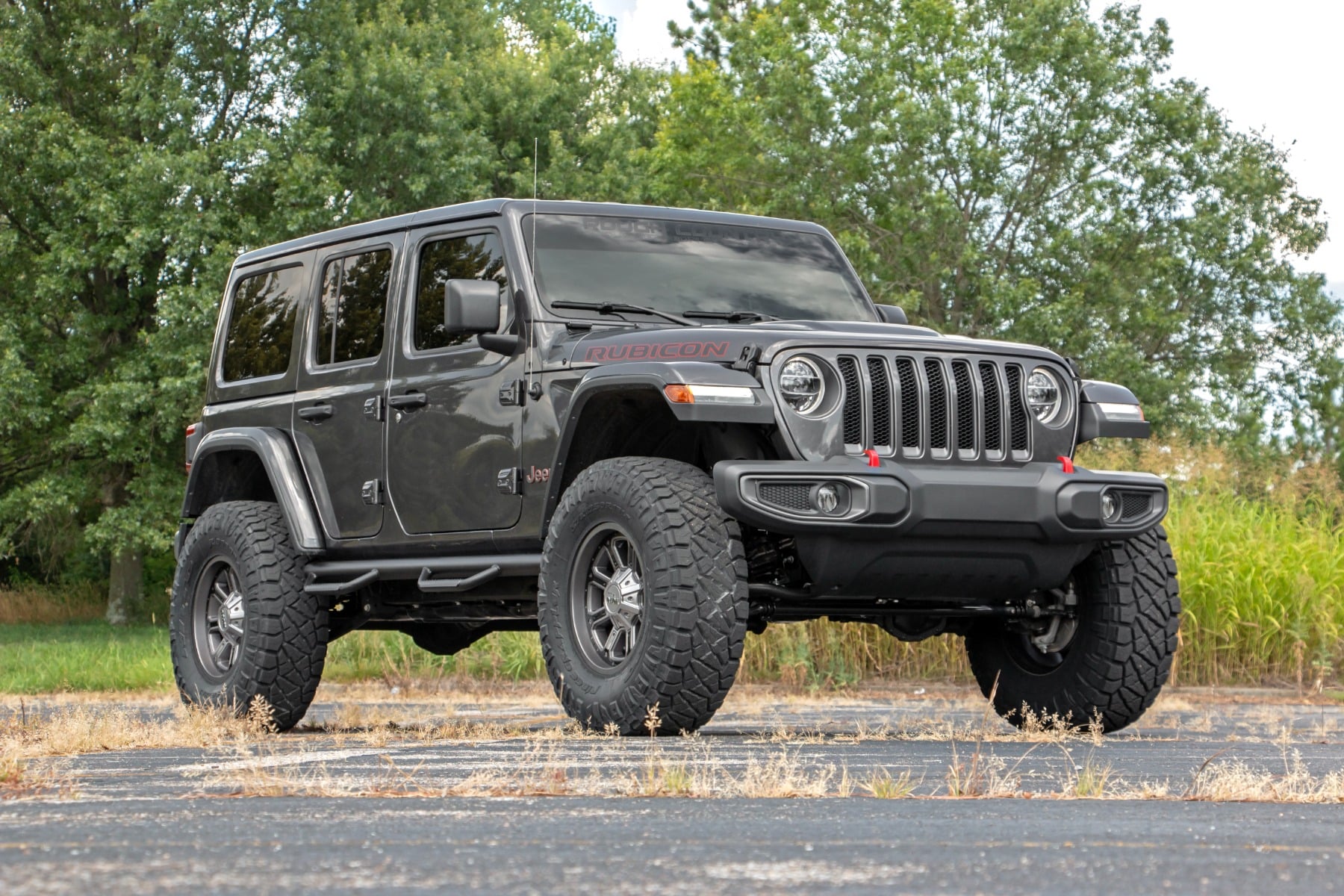 3.5 Inch Lift Kit Adj Lower FR D/S M1R Rubicon Jeep Wrangler Unlimited (24-26) Rough Country