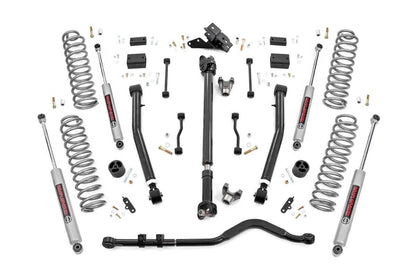3.5 Inch Lift Kit Adj LCA FR D/S Jeep Wrangler JL 4WD (2024-2026) Rough Country