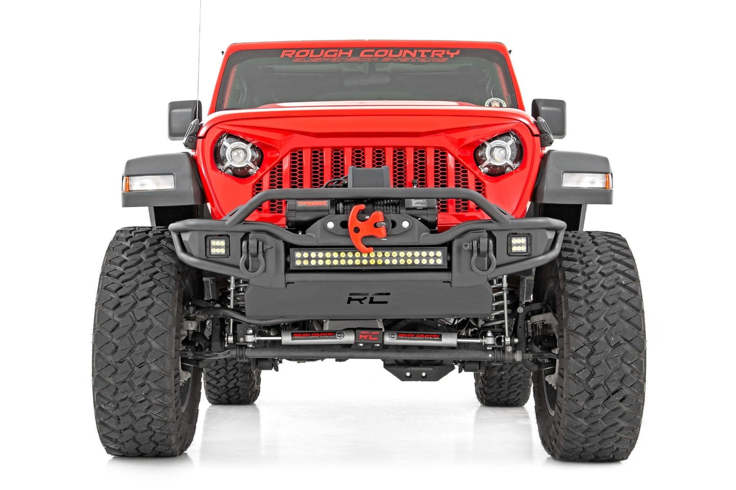 3.5 Inch Lift Kit C/A Drop FR D/S M1 Non-Rubicon Jeep Wrangler Unlimited (24-26) Rough Country
