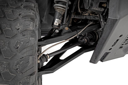 Black Forged Alum High Clearance 2 Inch Fwd Offset Control Arms w/Ball Joints Polaris Ranger 1000XP Rough Country