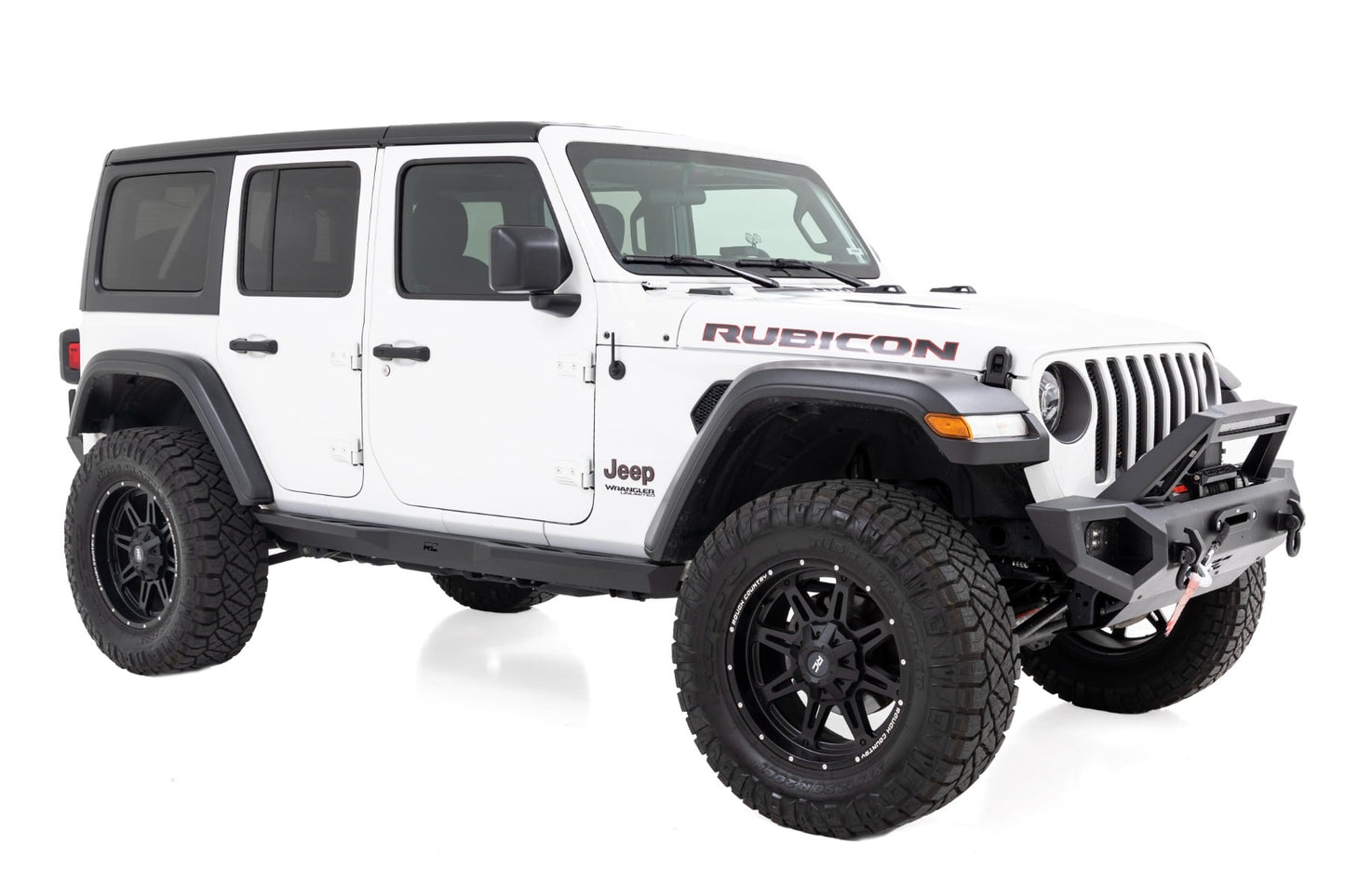 3.5 Inch Lift Kit C/A Drop FR D/S Rubicon Jeep Wrangler Unlimited 4WD (24-26) Rough Country