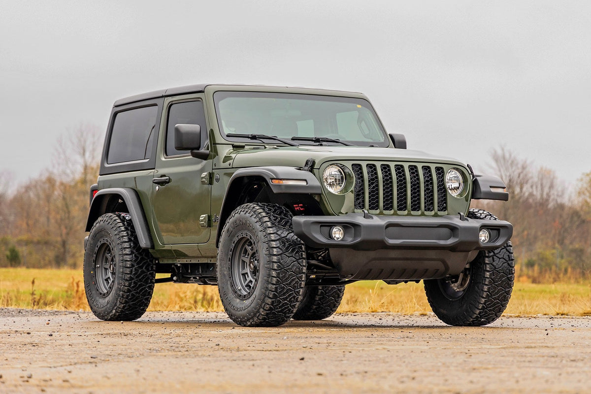 3.5 Inch Lift Kit C/A Drop Front D/S Jeep Wrangler JL 4WD (2024-2026) Rough Country