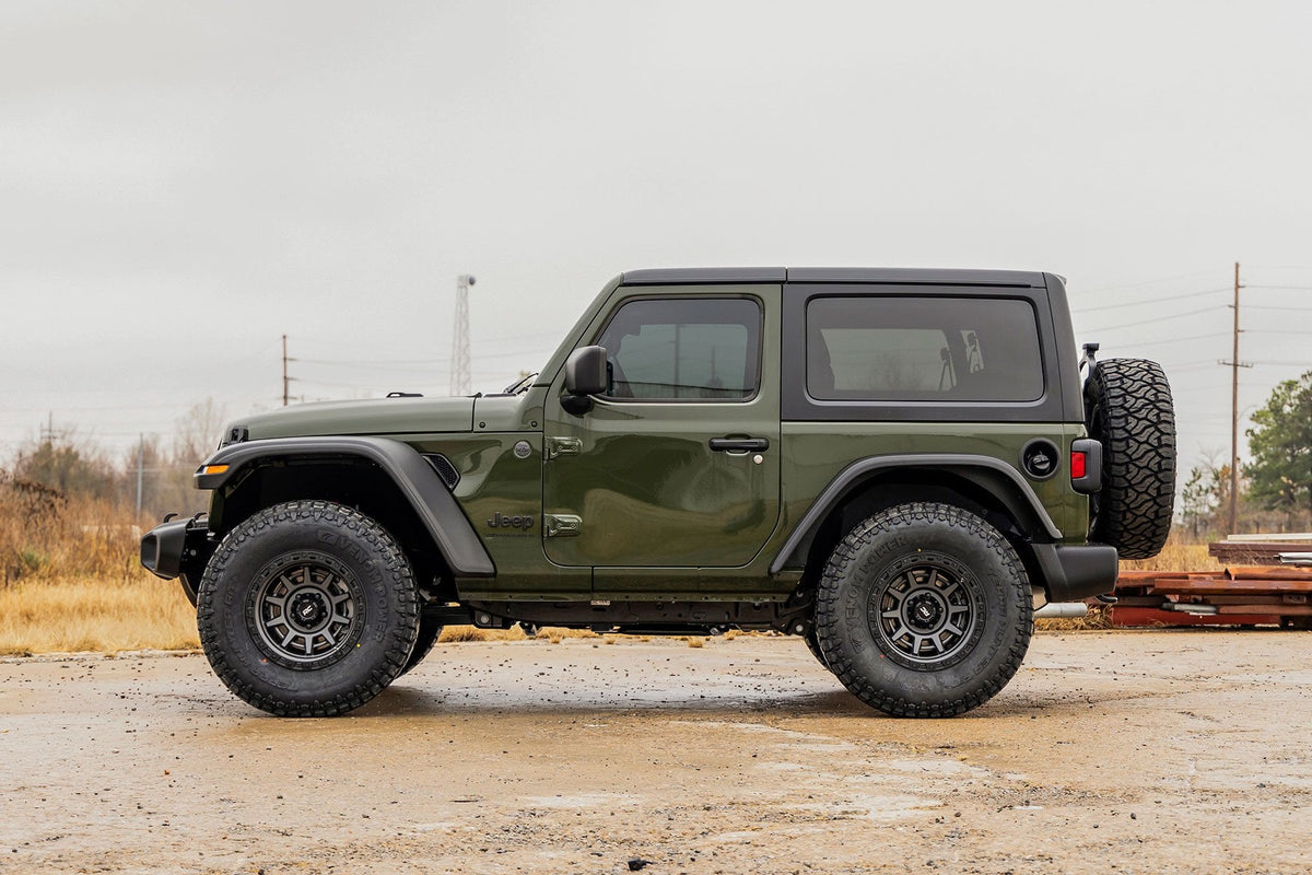 3.5 Inch Lift Kit C/A Drop Front D/S Jeep Wrangler JL 4WD (2024-2026) Rough Country
