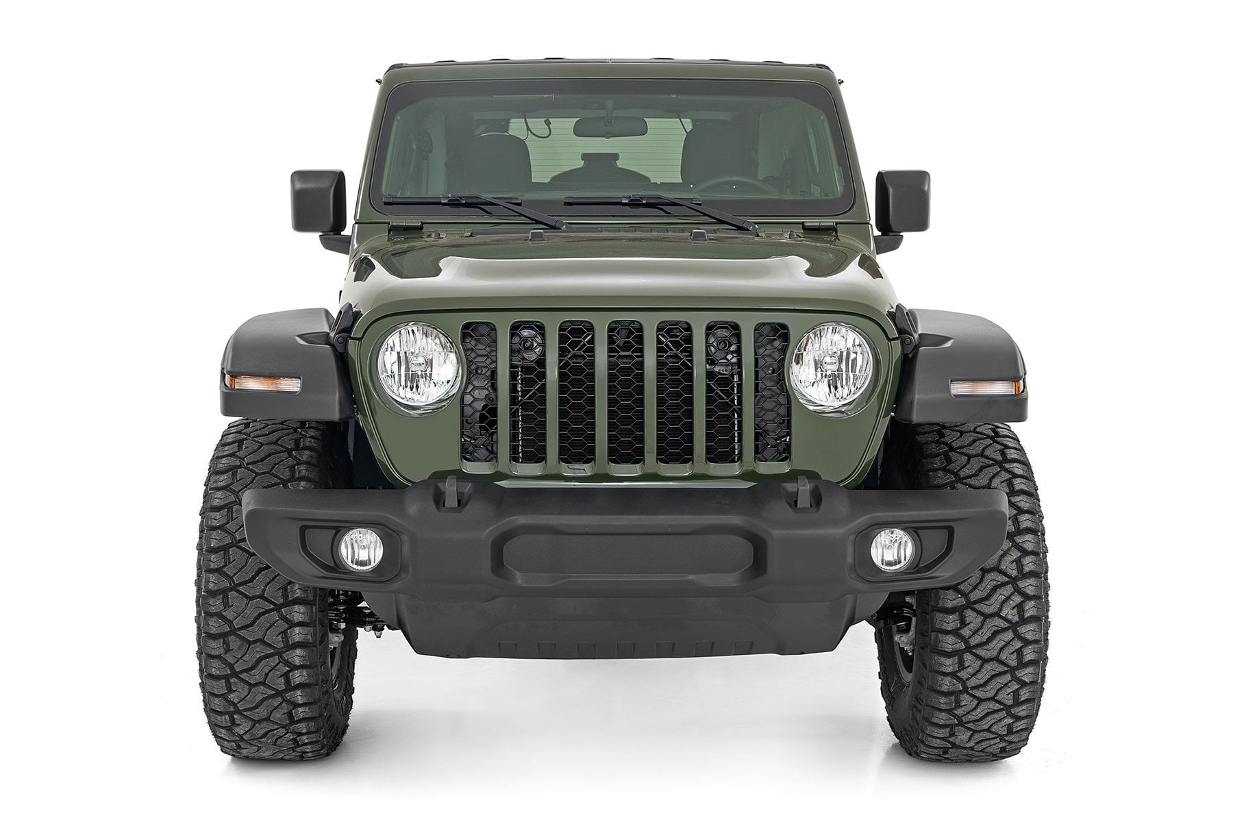 3.5 Inch Lift Kit C/A Drop Front D/S M1 Jeep Wrangler JL 4WD (24-26) Rough Country