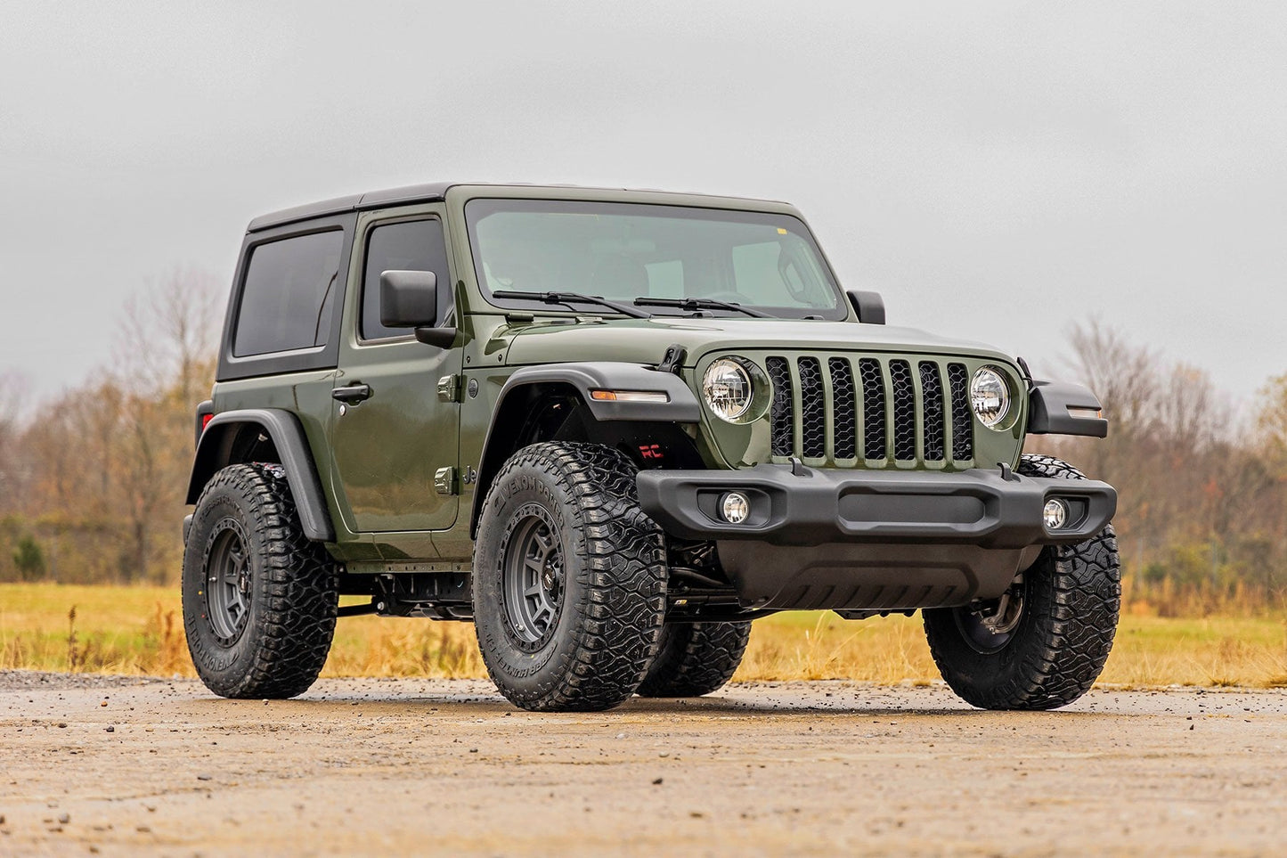 3.5 Inch Lift Kit C/A Drop Front D/S M1R Jeep Wrangler JL 4WD (24-26) Rough Country