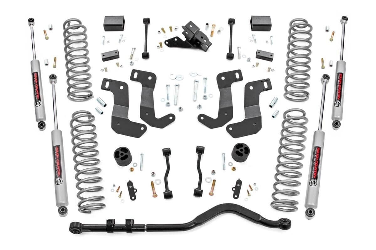 3.5 Inch Lift Kit C/A Drop 2-Door Jeep Wrangler JL 4WD (2024-2026) Rough Country