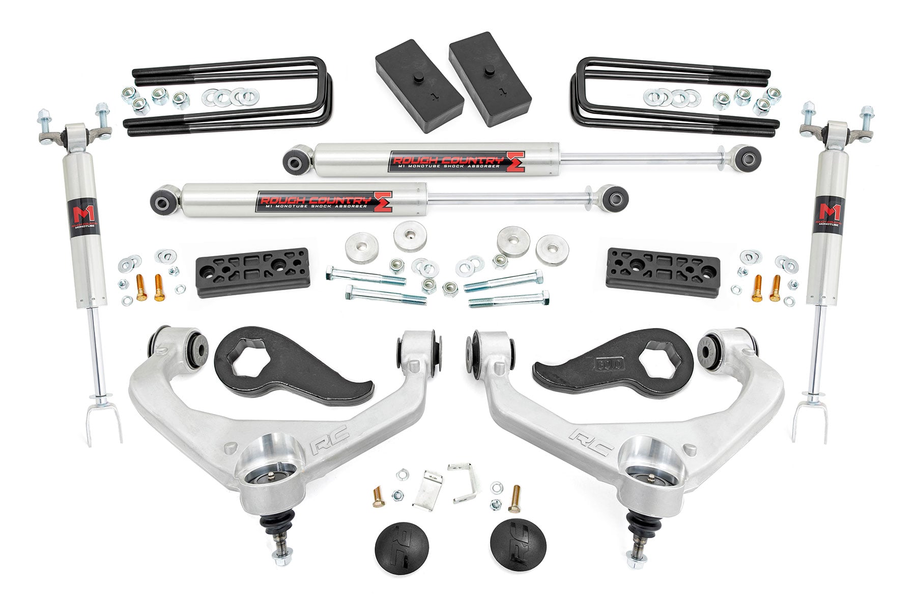 3 Inch Lift Kit UCAs M1 Silverado/Sierra 2500HD/3500HD (20-26) Rough Country