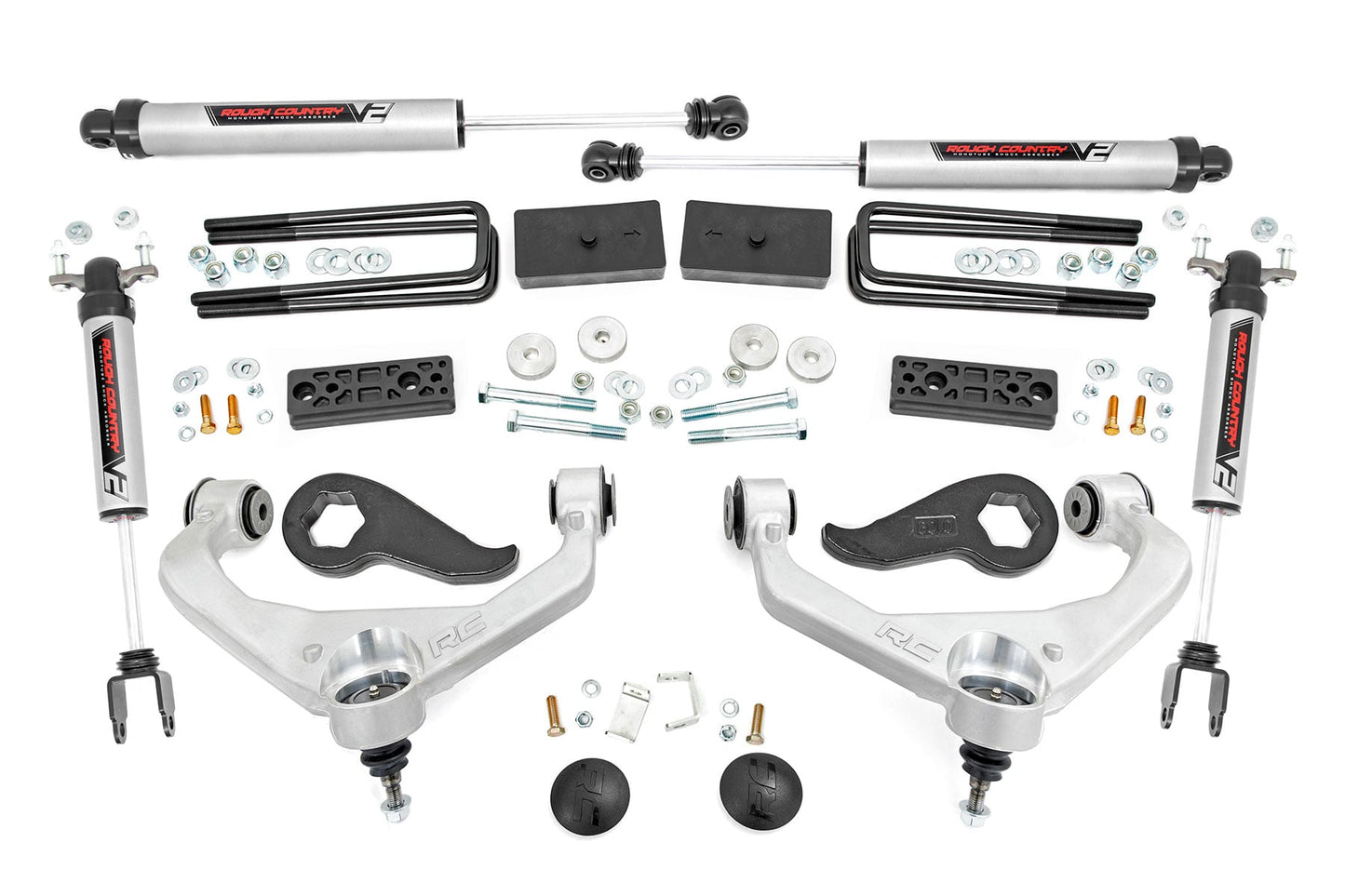 3 Inch Lift Kit UCAs V2 Silverado/Sierra 2500HD/3500HD (20-26) Rough Country