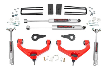 3.5 Inch Lift Kit Red Silverado/Sierra 2500HD/3500HD 2WD/4WD (11-19) Rough Country