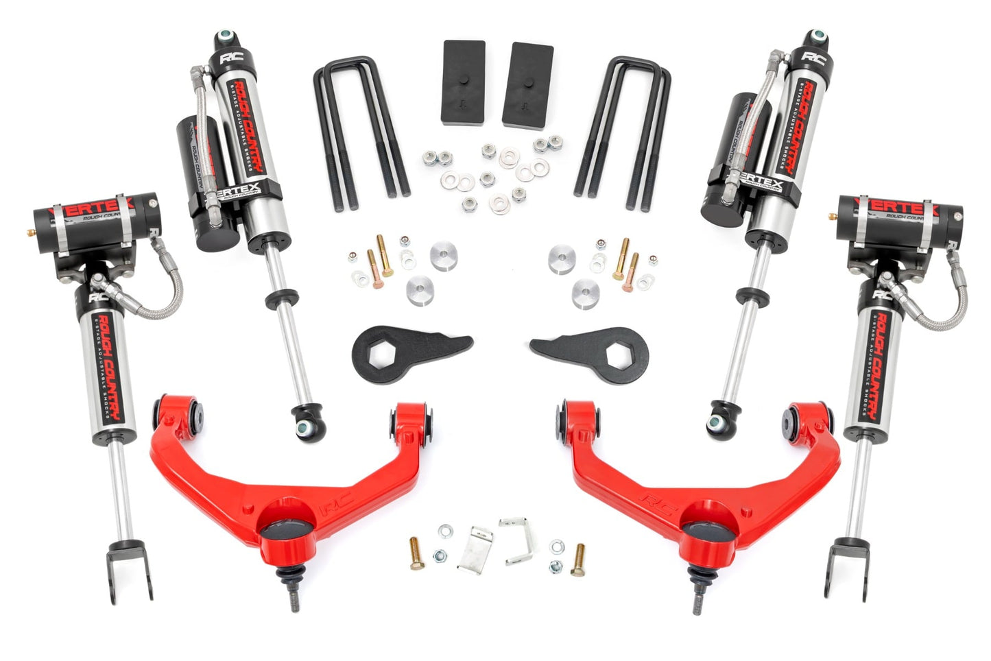 3.5 Inch Lift Kit Vertex Red Silverado/Sierra 2500HD/3500HD (11-19) Rough Country