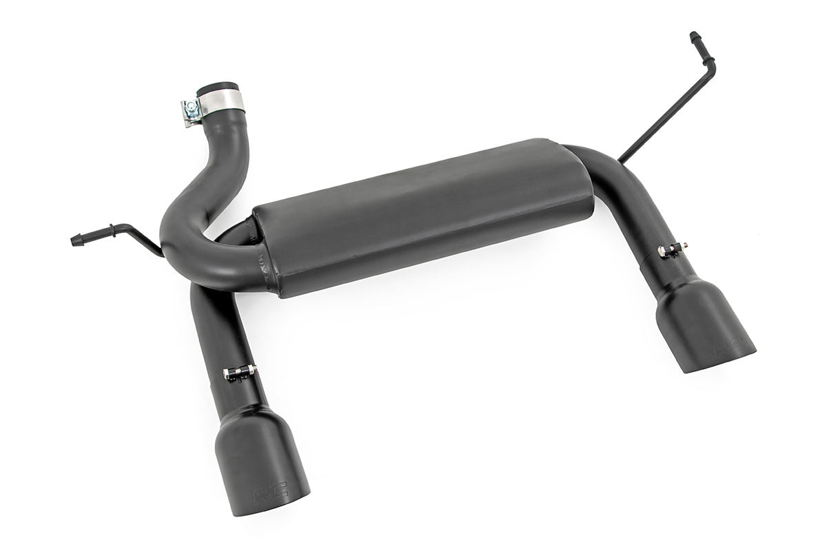 Performance Exhaust Dual Outlet Jeep Wrangler JK/Wrangler Unlimited (07-18) Rough Country