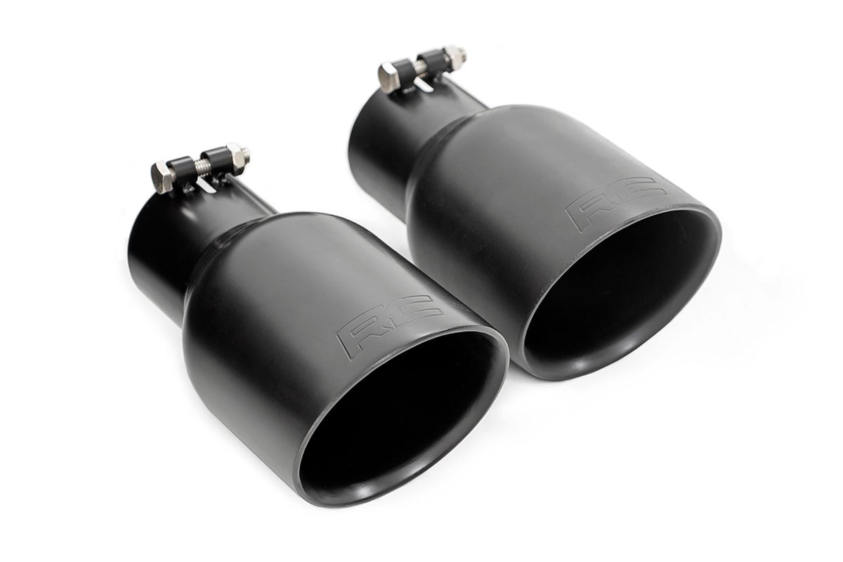 Performance Exhaust Dual Outlet Jeep Wrangler JK/Wrangler Unlimited (07-18) Rough Country