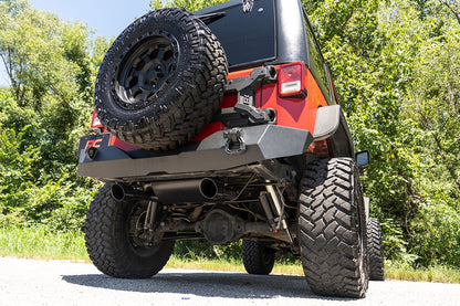 Performance Exhaust Dual Outlet Jeep Wrangler JK/Wrangler Unlimited (07-18) Rough Country