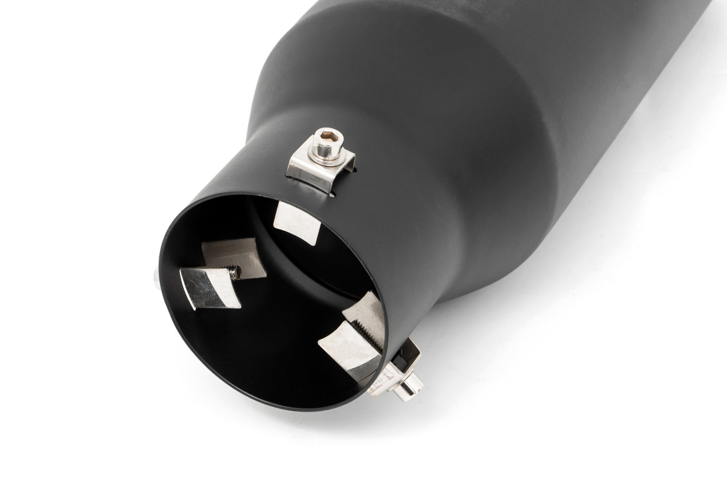 Exhaust Tip Black RC Logo 2.5-3.125 Inch Pipe Rough Country