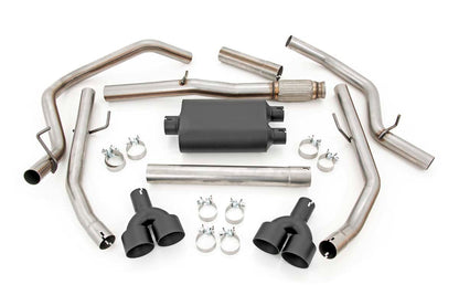 Performance Exhuast Stainless Crew/Dbl RR Exit Silverado/Sierra 1500 (19-26) Rough Country