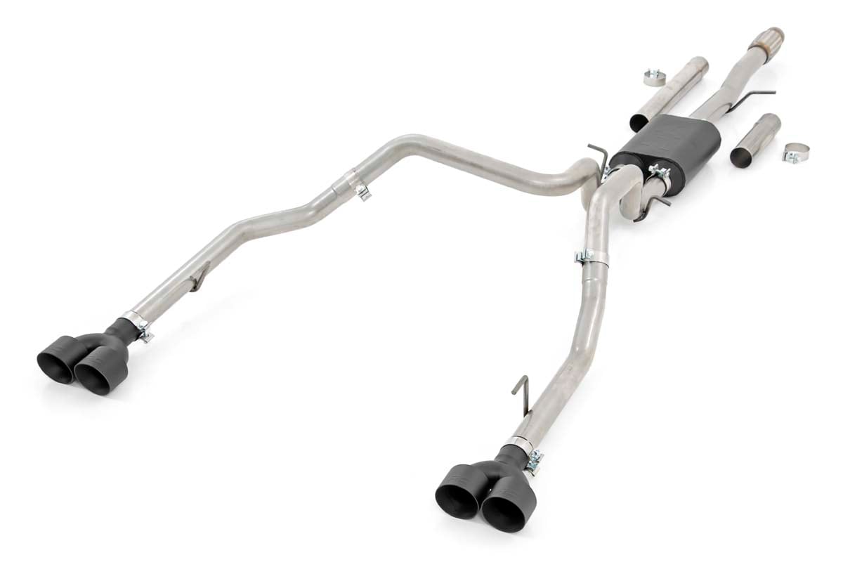 Performance Cat-Back Exhaust 6.2L 5 Foot 8 Inch & 6 Foot 6 Inch Bed Silverado/Sierra 1500 (19-26) Rough Country
