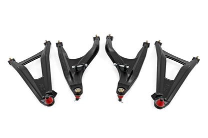 Aluminum Control Arms High Clearance w/ 2 Inch Forward Offset Black Can-Am Defender HD Rough Country